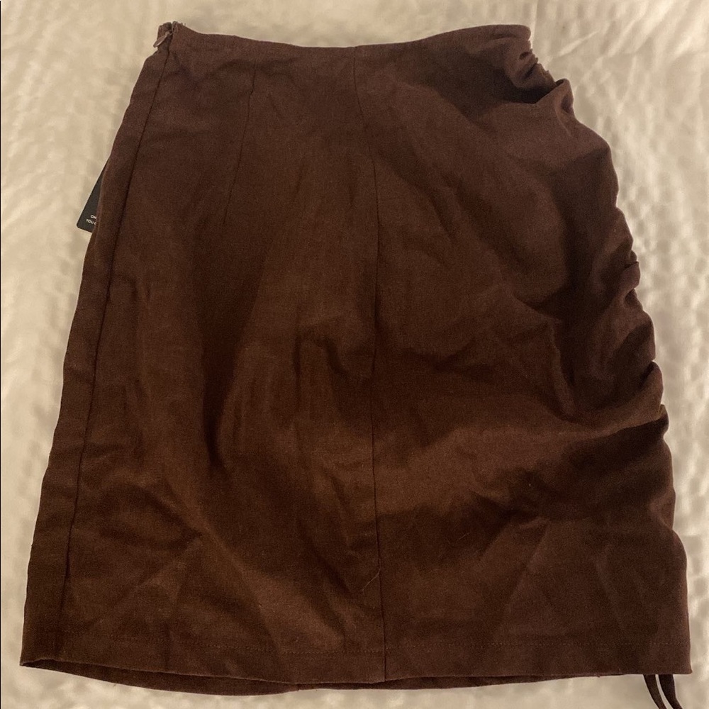 rusched skirt